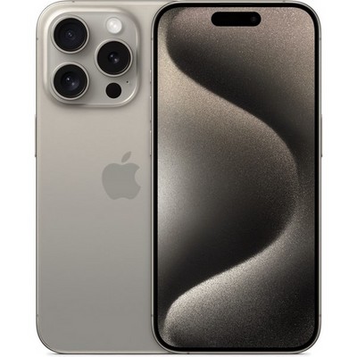 Смартфон Apple iPhone 15 Pro 1 ТБ, Dual: nano SIM + eSIM, титан - фото 14015
