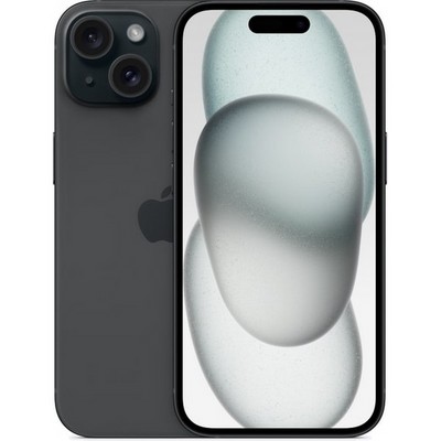 Смартфон Apple iPhone 15 512 ГБ, Dual: nano SIM + eSIM, черный - фото 13987