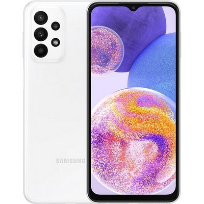 Смартфон Samsung Galaxy A23 4/128 ГБ, Dual nano SIM, белый - фото 7679