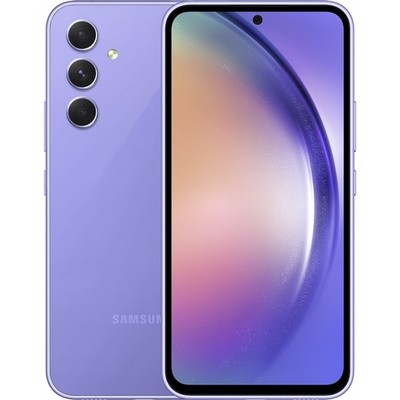 Смартфон Samsung Galaxy A54 5G 8/128 ГБ, Dual nano SIM, лаванда - фото 7917
