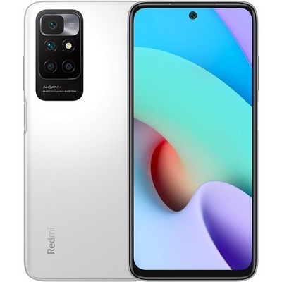 Смартфон Xiaomi Redmi 10 4/128 ГБ RU, Dual nano SIM, белая галька - фото 9052