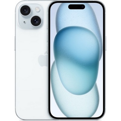 Смартфон Apple iPhone 15 512 ГБ, Dual: nano SIM + eSIM, голубой - фото 12924