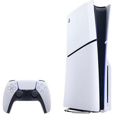 Игровая приставка Sony PlayStation 5 Slim 1000 ГБ SSD, белый - фото 14870