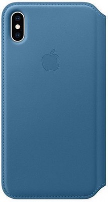 Кейс для iPhone Apple Folio XS кожаный синий MRX02ZM/A - фото 4896