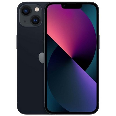 Смартфон Apple iPhone 13 256 ГБ, nano SIM+eSIM, тёмная ночь - фото 5146