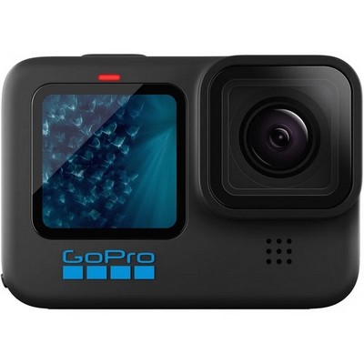 Экшн-камера GoPro HERO11 Black, 27.6МП, 5312x4648, 1720 мА·ч, черный - фото 5109