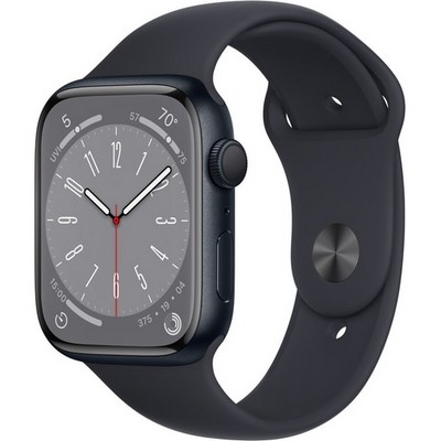 Умные часы Apple Watch Series 8 45 мм Aluminium Case, Midnight M/L - фото 6259