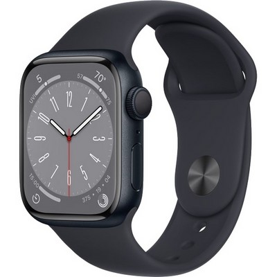 Умные часы Apple Watch Series 8 41 мм Aluminium Case, Midnight S/M - фото 6068