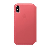 Кейс для iPhone Apple Folio XS кожаный розовый MRX12ZM/A
