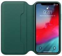 Кейс для iPhone Apple Folio XS кожаный зеленый MRWY2ZM/A