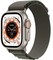 Умные часы Apple Watch Ultra 49 мм Titanium Case Cellular, титановый/зеленый Alpine Loop (Size S) - фото 6643