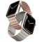 Ремень силиконовый Uniq REVIX для Apple Watch 49/45/44/42, цвет розовый/бежевый (45MM-REVPNKBEG) - фото 4773