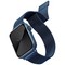 Стальной ремень мелкое плетение Uniq DANTE для Apple Watch 49/45/44/42, цвет синий (BLUE) - фото 4778