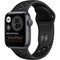 Умные часы Apple Watch Nike SE, 40 мм, корпус из алюминия цвета «серый космос», спортивный ремешок Nike цвета «антрацитовый/чёрный» MYYF2 - фото 12047