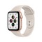 Умные часы Apple Watch SE GPS, 44 мм, алюминий золотого цвета, спортивный ремешок цвета «сияющая звезда» MKQ53RU - фото 12101