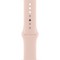 Умные часы Apple Watch SE, 44 мм, корпус из алюминия золотого цвета, спортивный ремешок цвета «розовый песок» MYDR2 - фото 14573