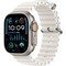 Умные часы Apple Watch Ultra 2 GPS + Cellular, 49 мм, корпус из титана, ремешок Ocean белого цвета - фото 13183