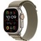 Умные часы Apple Watch Ultra 2 GPS + Cellular, 49 мм, корпус из титана, ремешок Alpine оливкового цвета - фото 13190