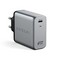 Сетевое зарядное устройство Satechi Compact Charger 100W с технологией GaN Power. Цвет: серый космос. - фото 4764