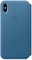 Кейс для iPhone Apple Folio XS кожаный синий MRX02ZM/A - фото 4896
