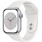 Умные часы Apple Watch Series 8 41 мм Aluminium Case, silver/white M/L - фото 6679