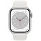 Умные часы Apple Watch Series 8 41 мм Aluminium Case, silver/white S/M - фото 6077