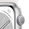 Умные часы Apple Watch Series 8 41 мм Aluminium Case, silver/white S/M - фото 6078