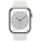 Умные часы Apple Watch Series 8 45 мм Aluminium Case, silver/white Sport Band M/L - фото 6675