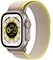 Умные часы Apple Watch Ultra 49 мм Titanium Case Cellular, титановый/желто-бежевый Trail Loop (Size S/M) - фото 6095